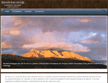 Tablet Screenshot of ironbridgepoa.com